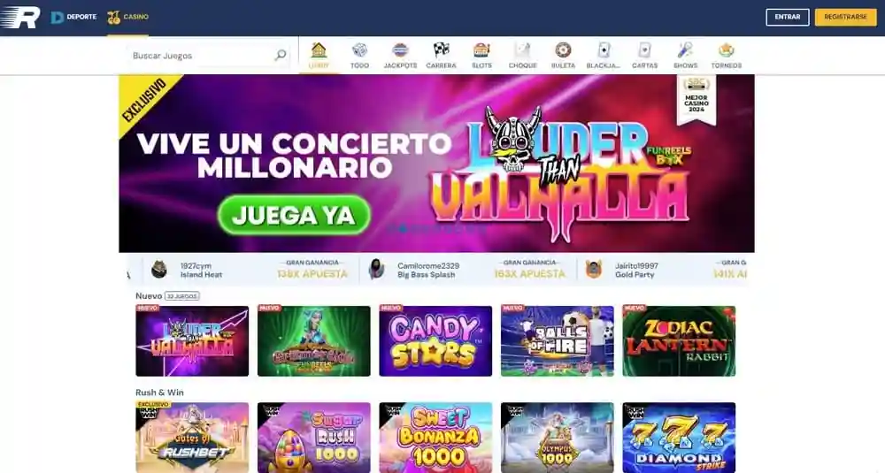 Rushbet Argentina — casino y apuestas